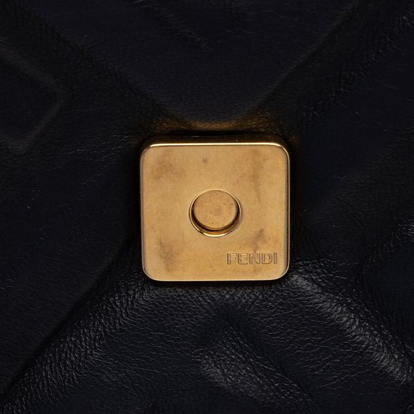 Fendi FF Embossed 1974 Mini Baguette Shoulder Bag - Picture 13 of 15